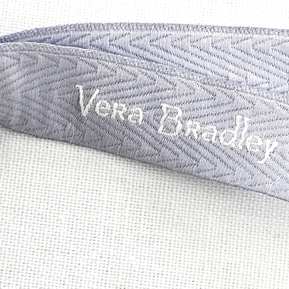 Vera Bradley RFID Riley Compact Wallet Quilted Floral Paisley Wristlet Lavender - Picture 9 of 9